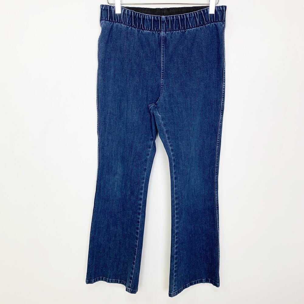 Soft Surroundings Elastic Band Pull-on Jeans M